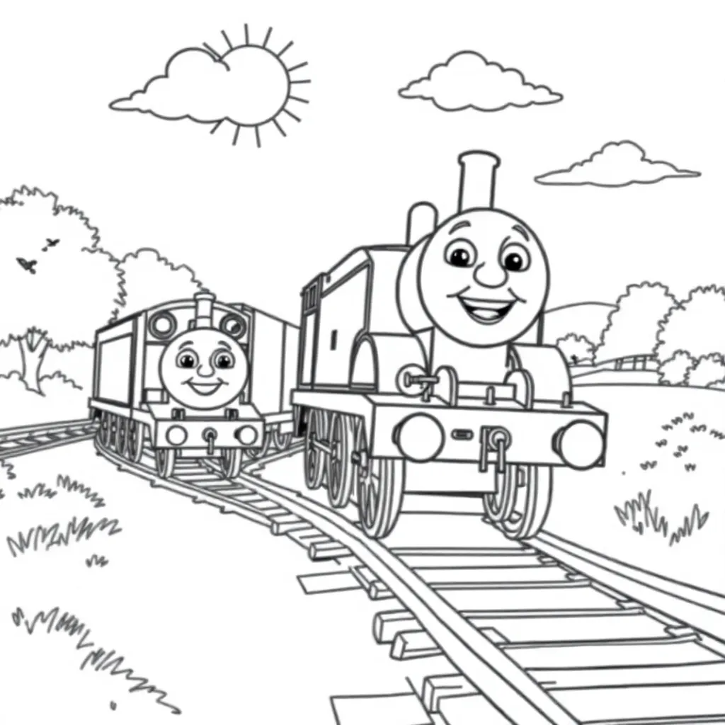 Thomas & Friends coloring page