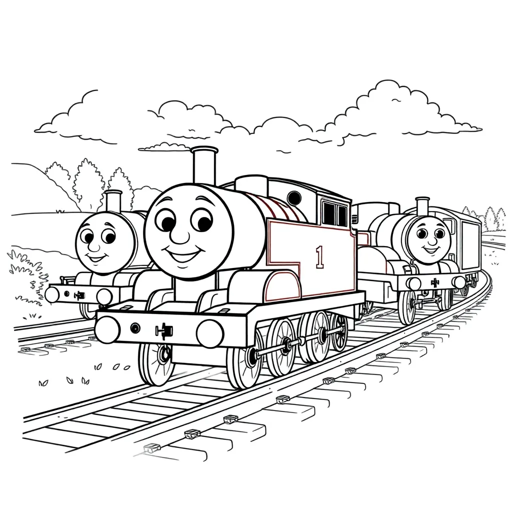 Thomas & Friends coloring page