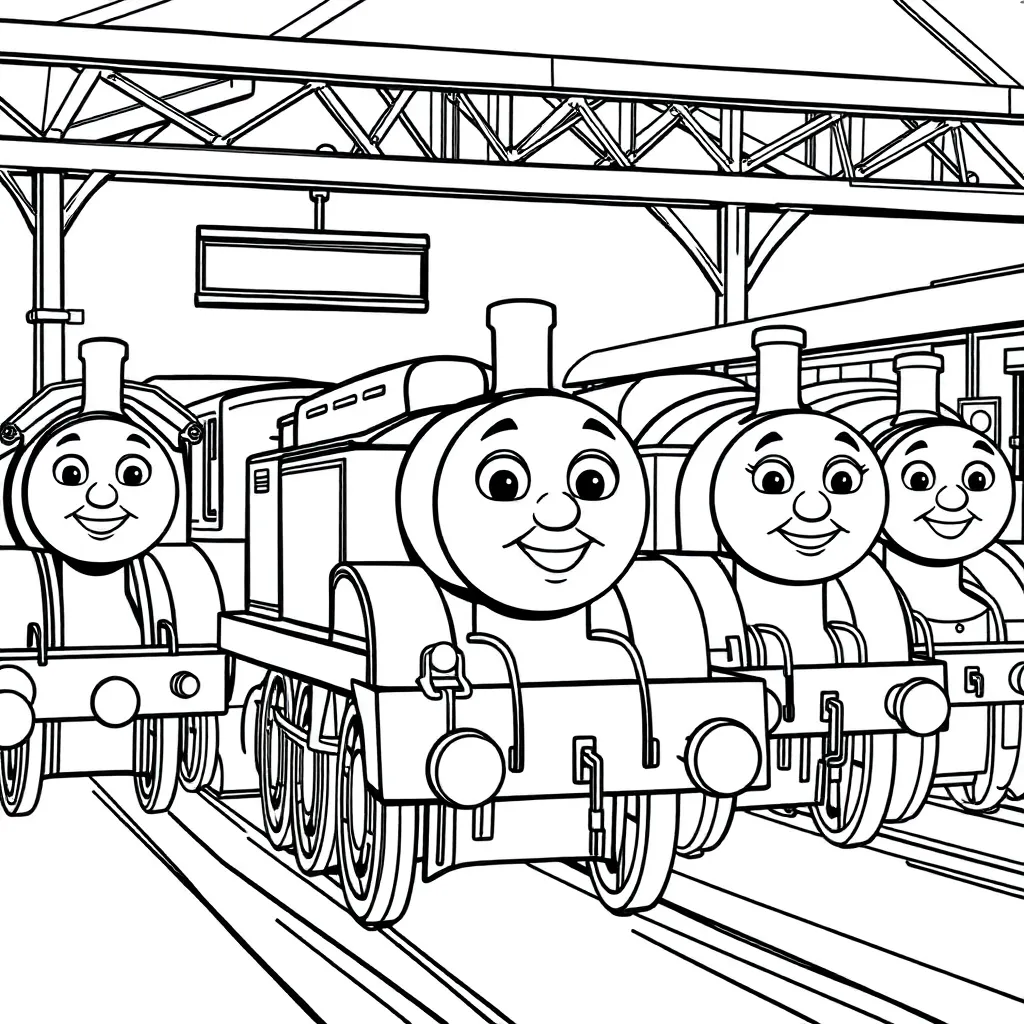 Thomas & Friends coloring page