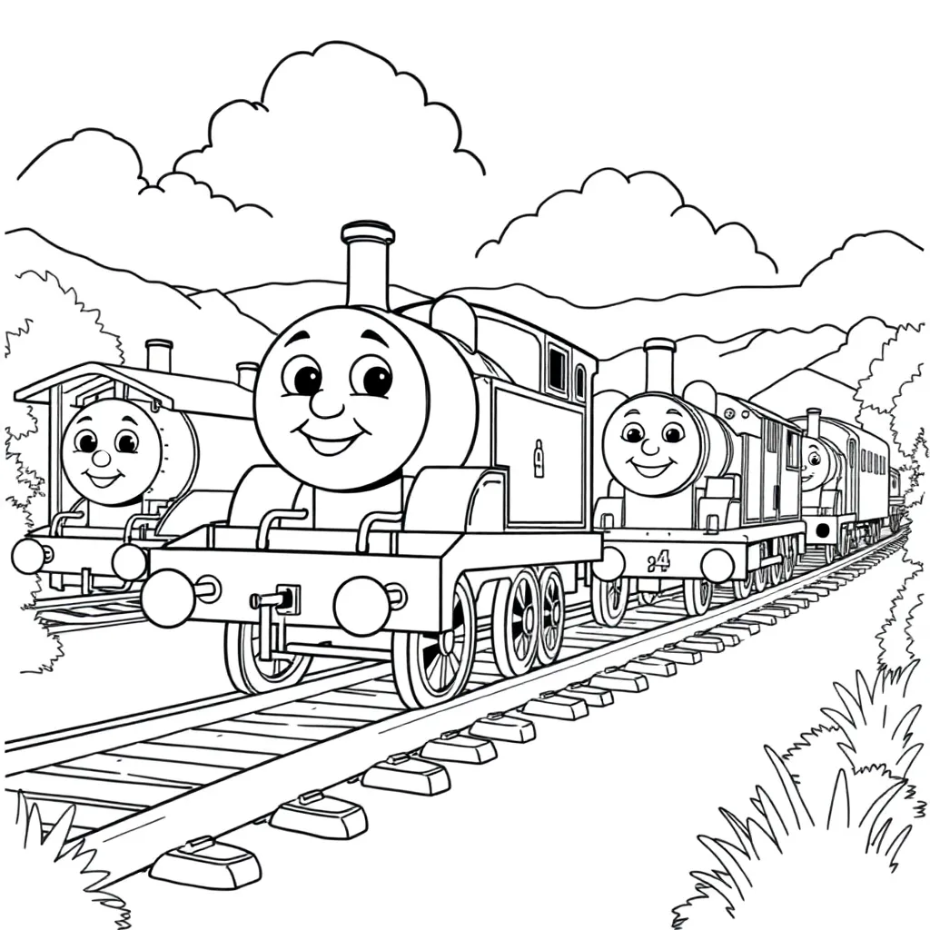 Thomas & Friends coloring page