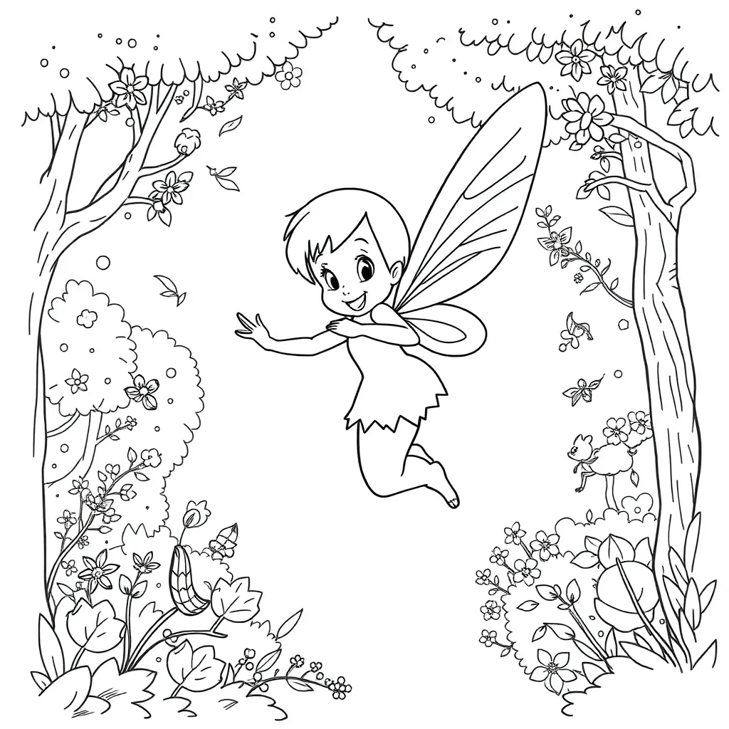 Tinker Bell coloring page