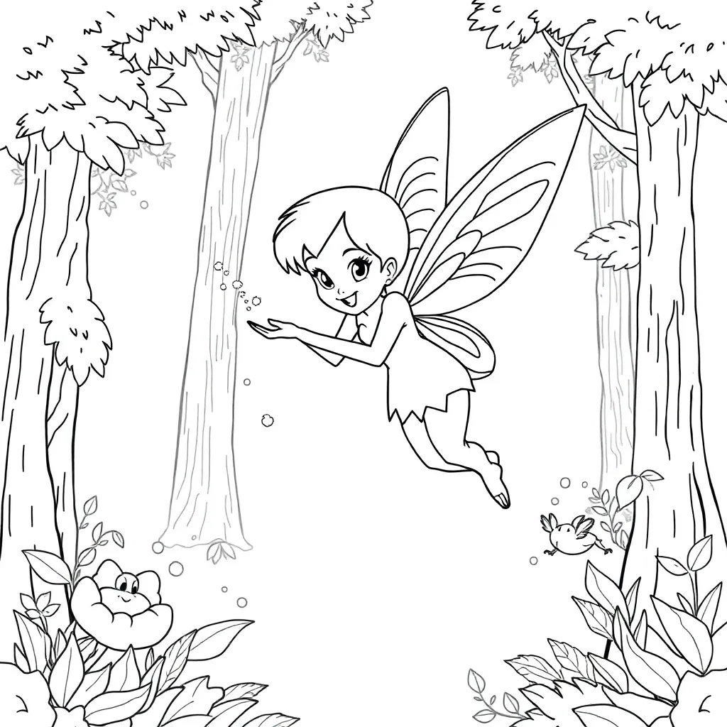Tinker Bell coloring page