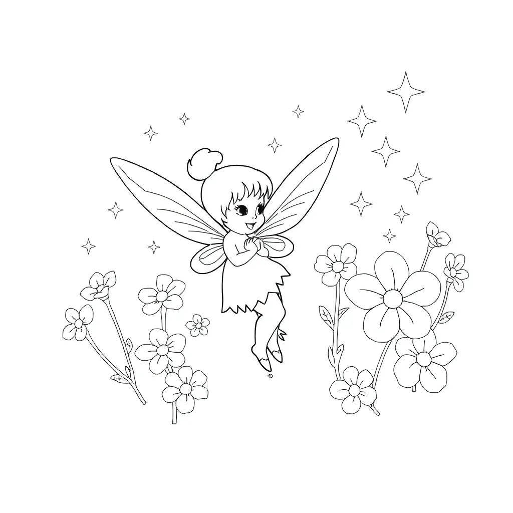 Tinker Bell coloring page