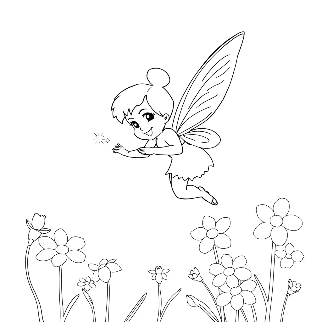 Tinker Bell coloring page
