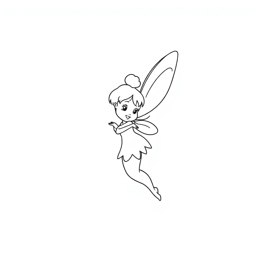 Tinker Bell coloring page