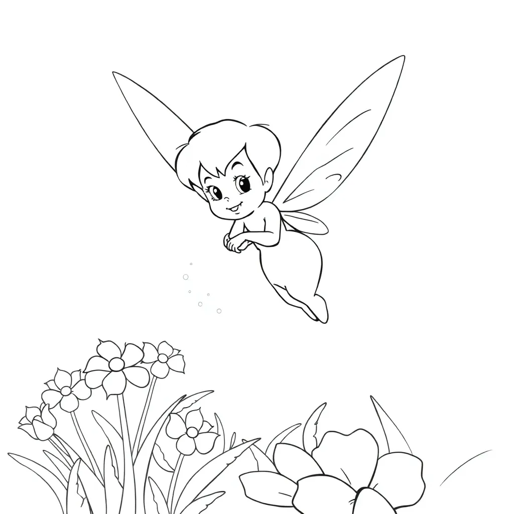 Tinker Bell coloring page