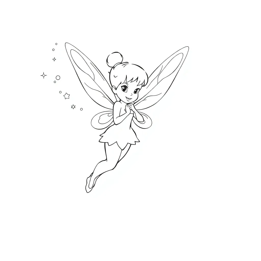 Tinker Bell coloring page