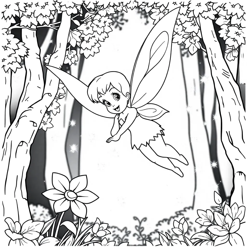 Tinker Bell coloring page