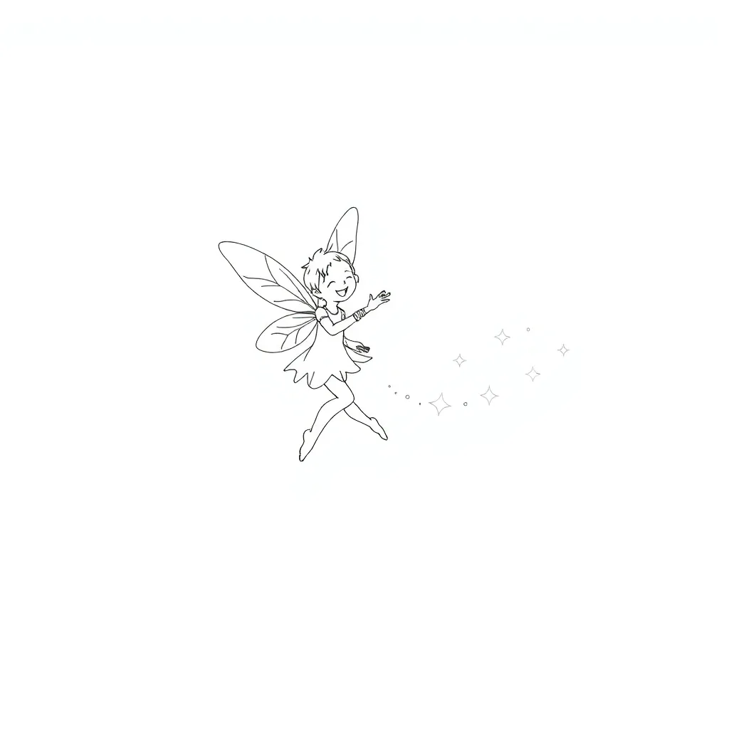 Tinker Bell coloring page