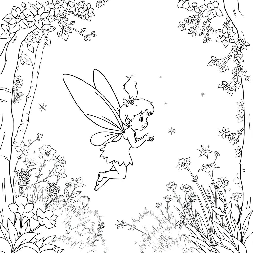 Tinker Bell coloring page