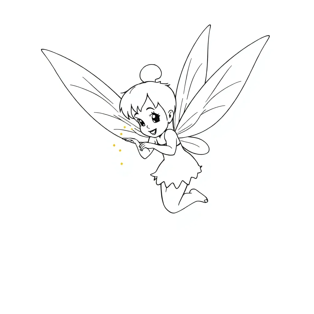 Tinker Bell coloring page