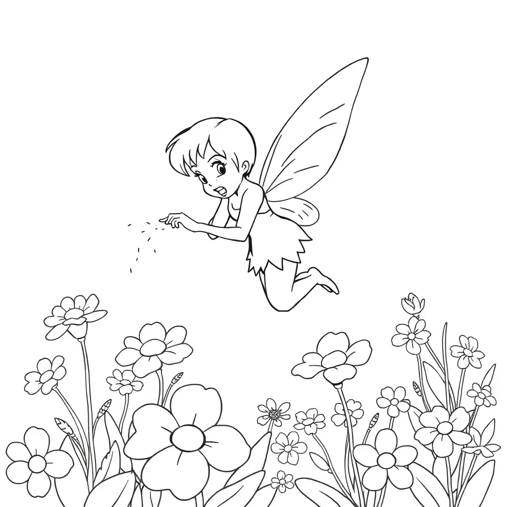 Tinker Bell coloring page