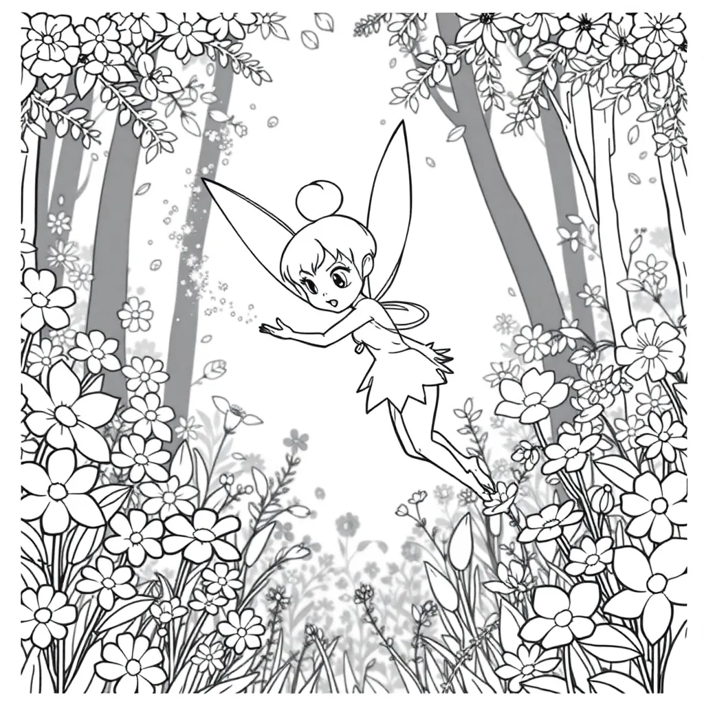 Tinker Bell coloring page