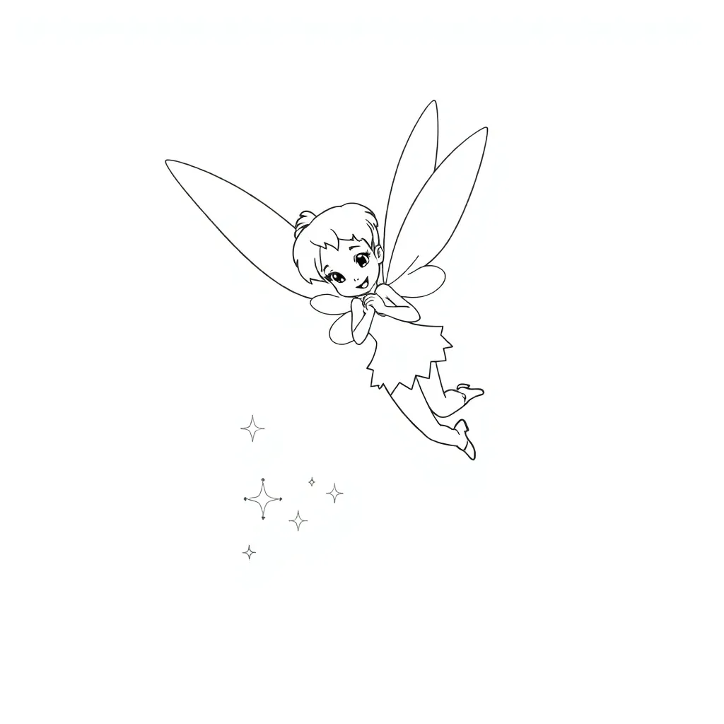 Tinker Bell coloring page