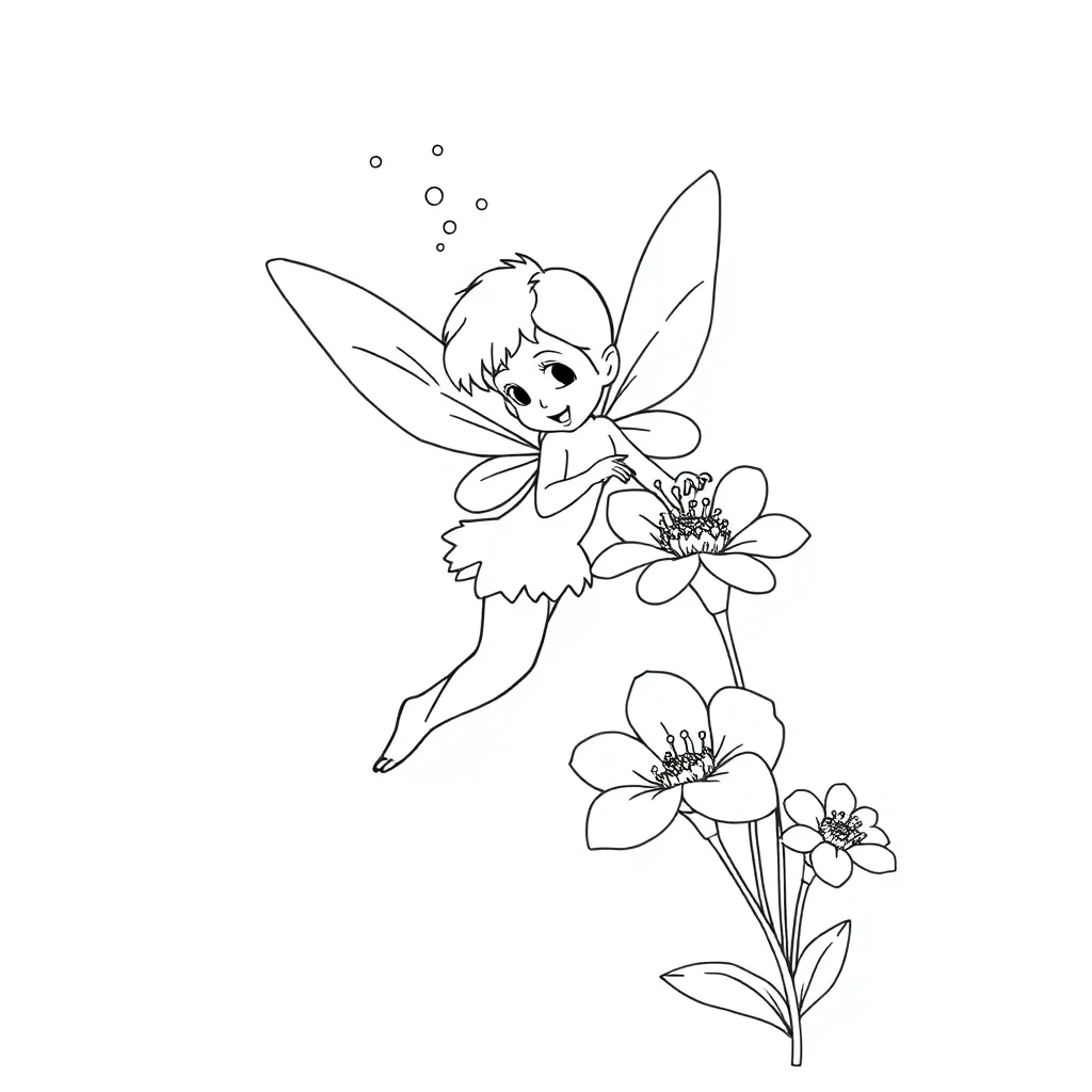 Tinker Bell coloring page