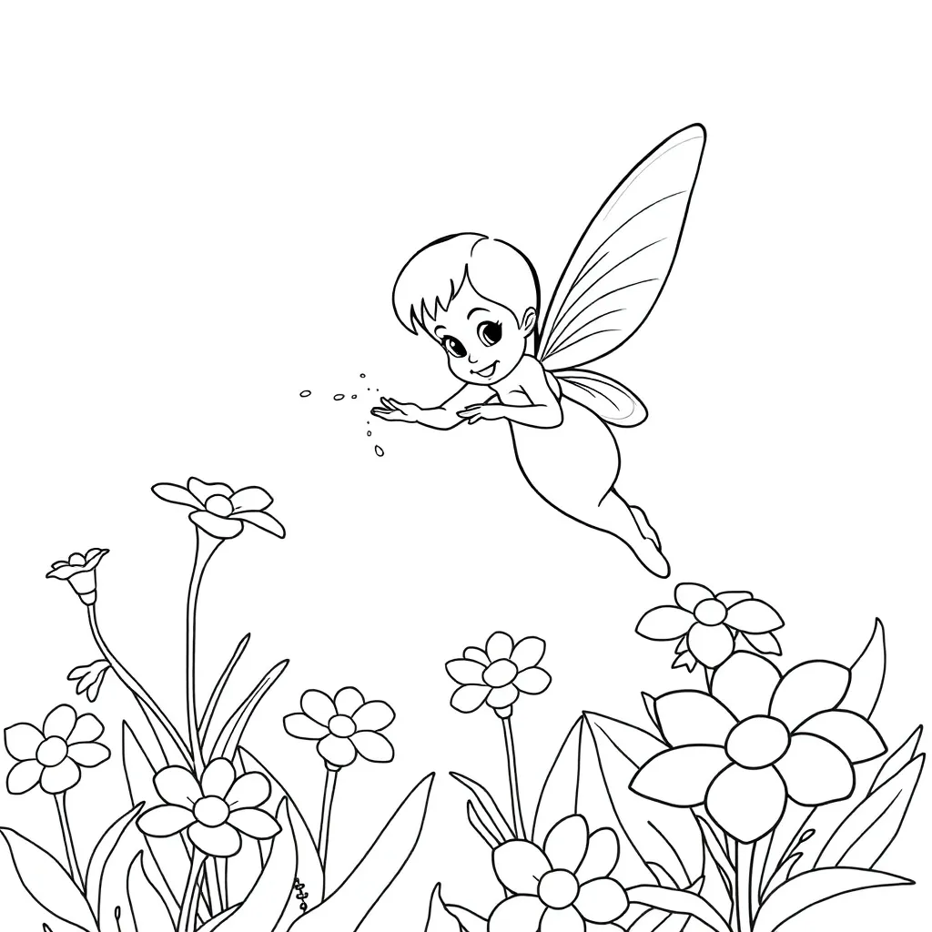 Tinker Bell coloring page