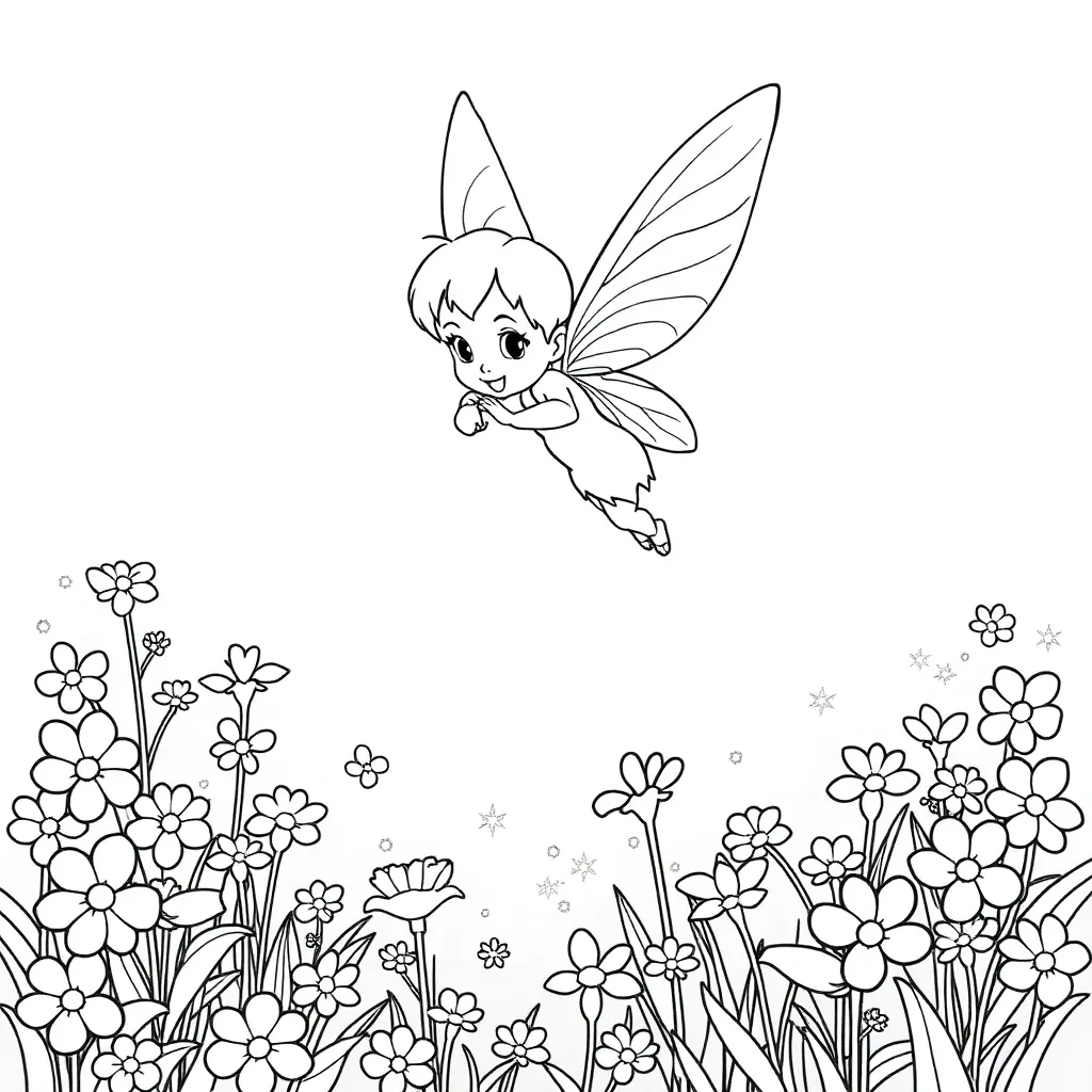 Tinker Bell coloring page