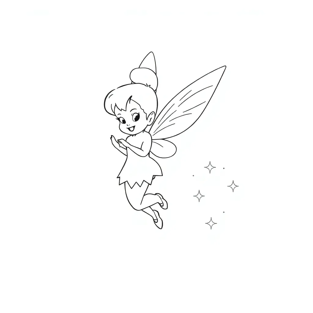 Tinker Bell coloring page