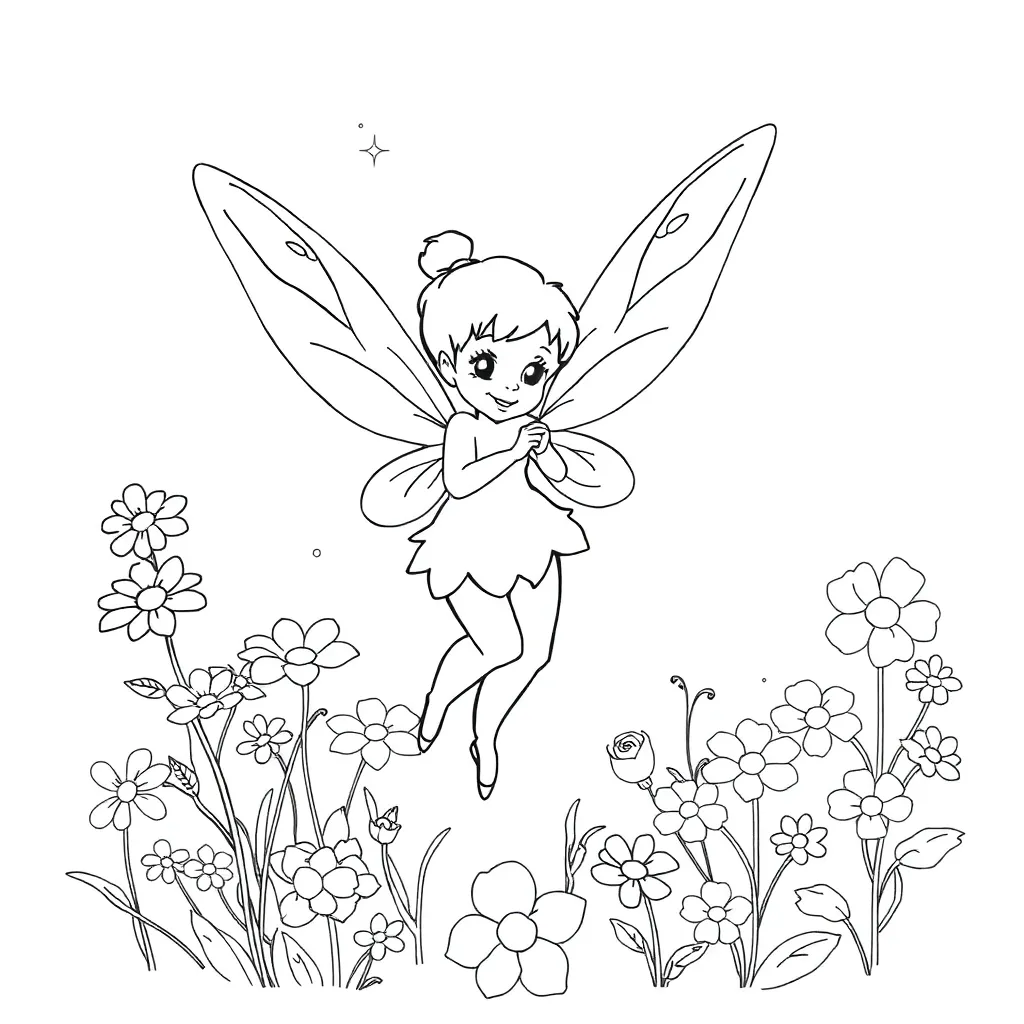 Tinker Bell coloring page