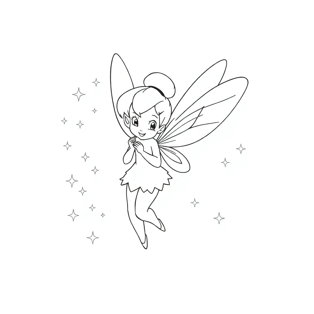 Tinker Bell coloring page