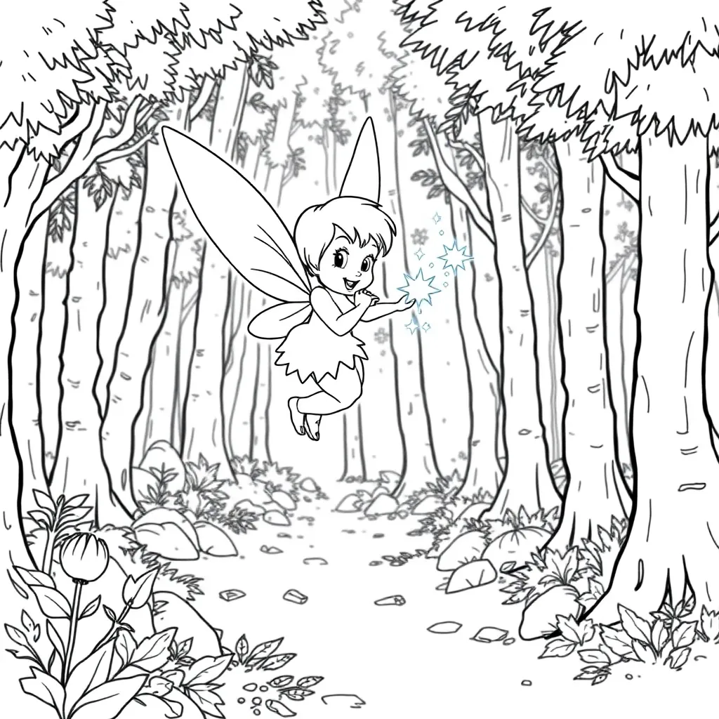 Tinker Bell coloring page