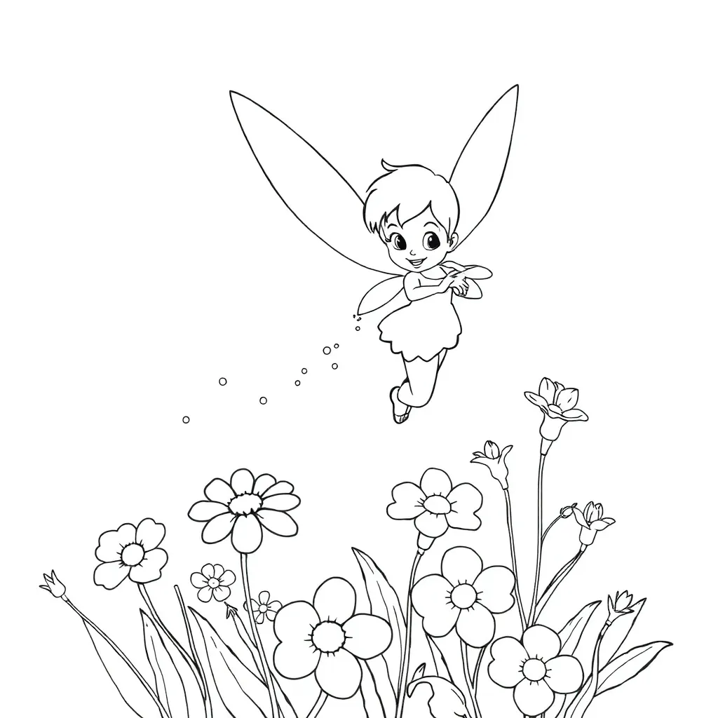 Tinker Bell coloring page