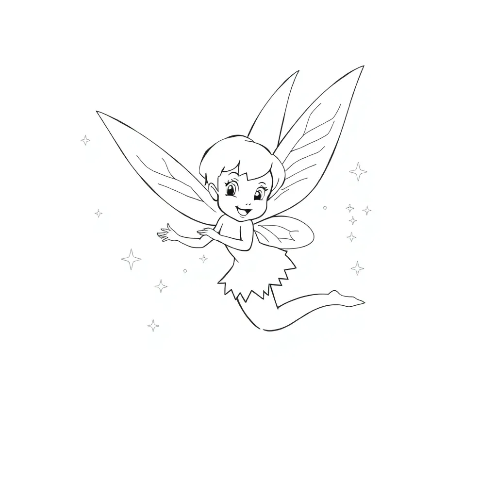 Tinker Bell coloring page
