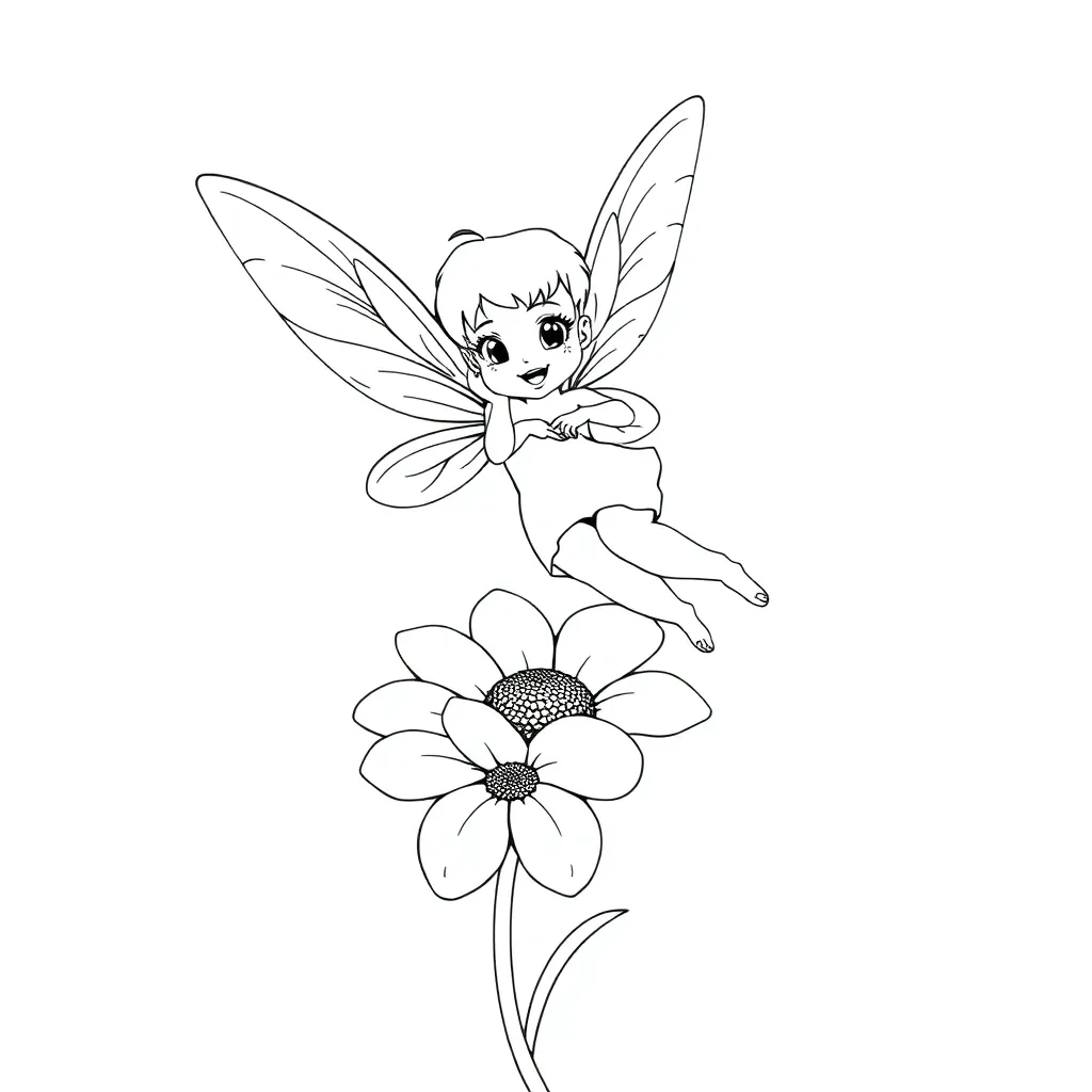 Tinker Bell coloring page