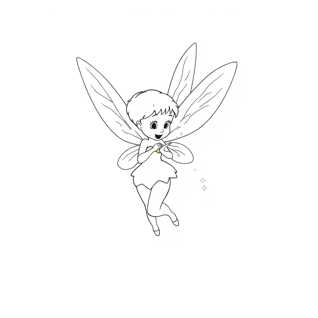 Tinker Bell coloring page