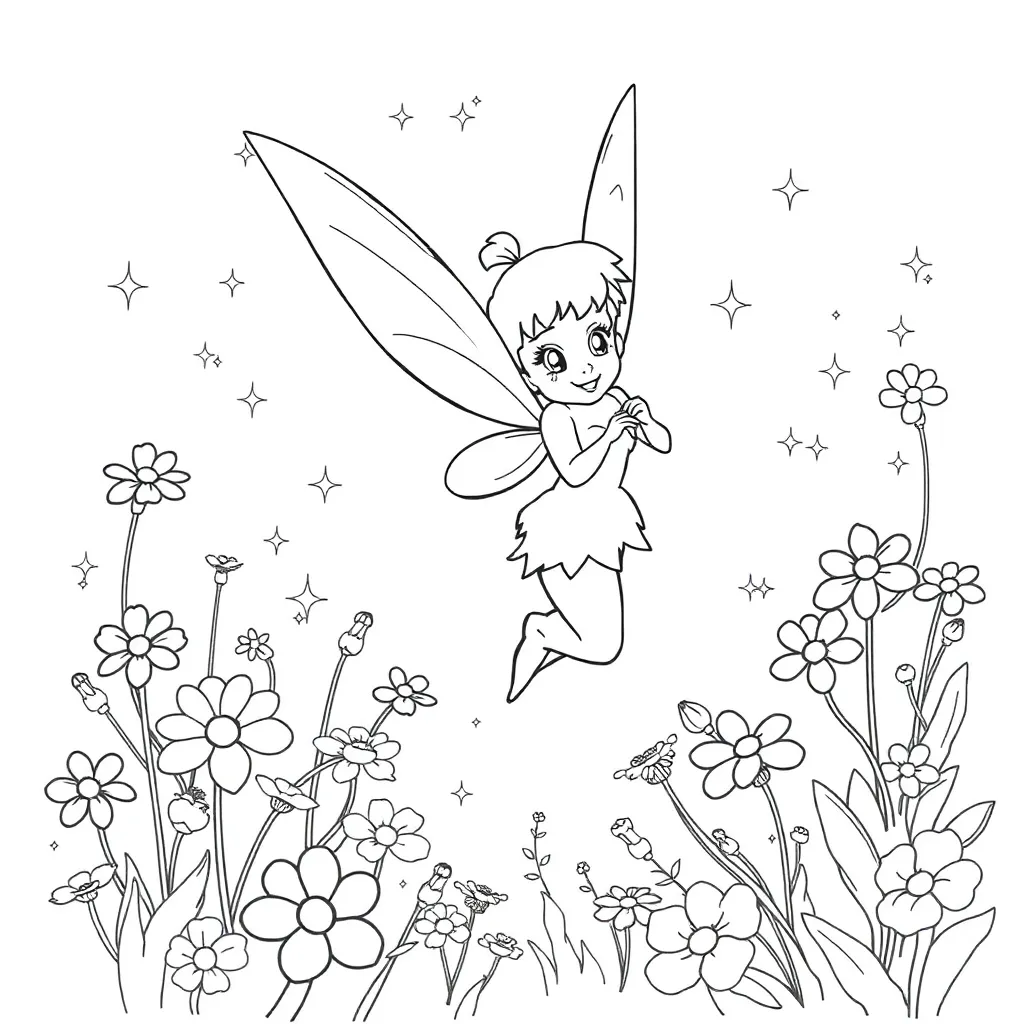 Tinker Bell coloring page