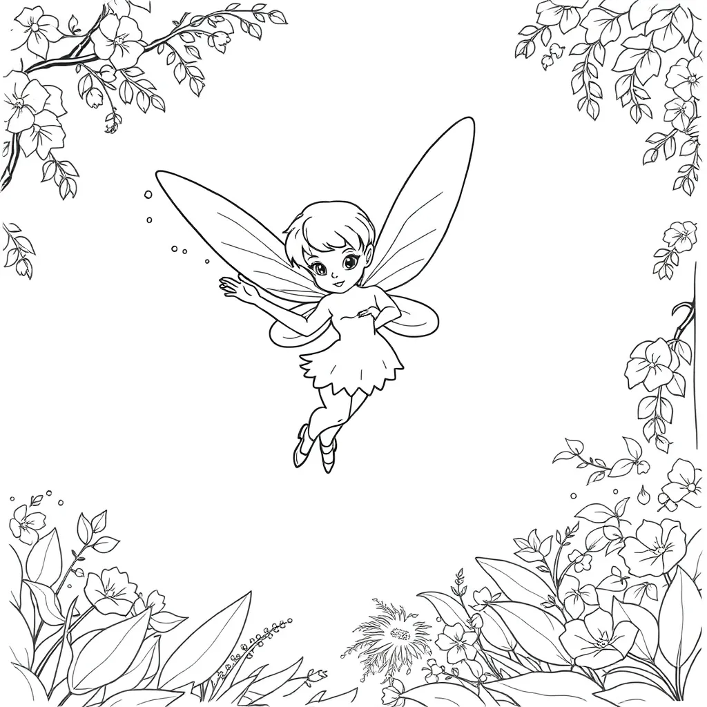 Tinker Bell coloring page