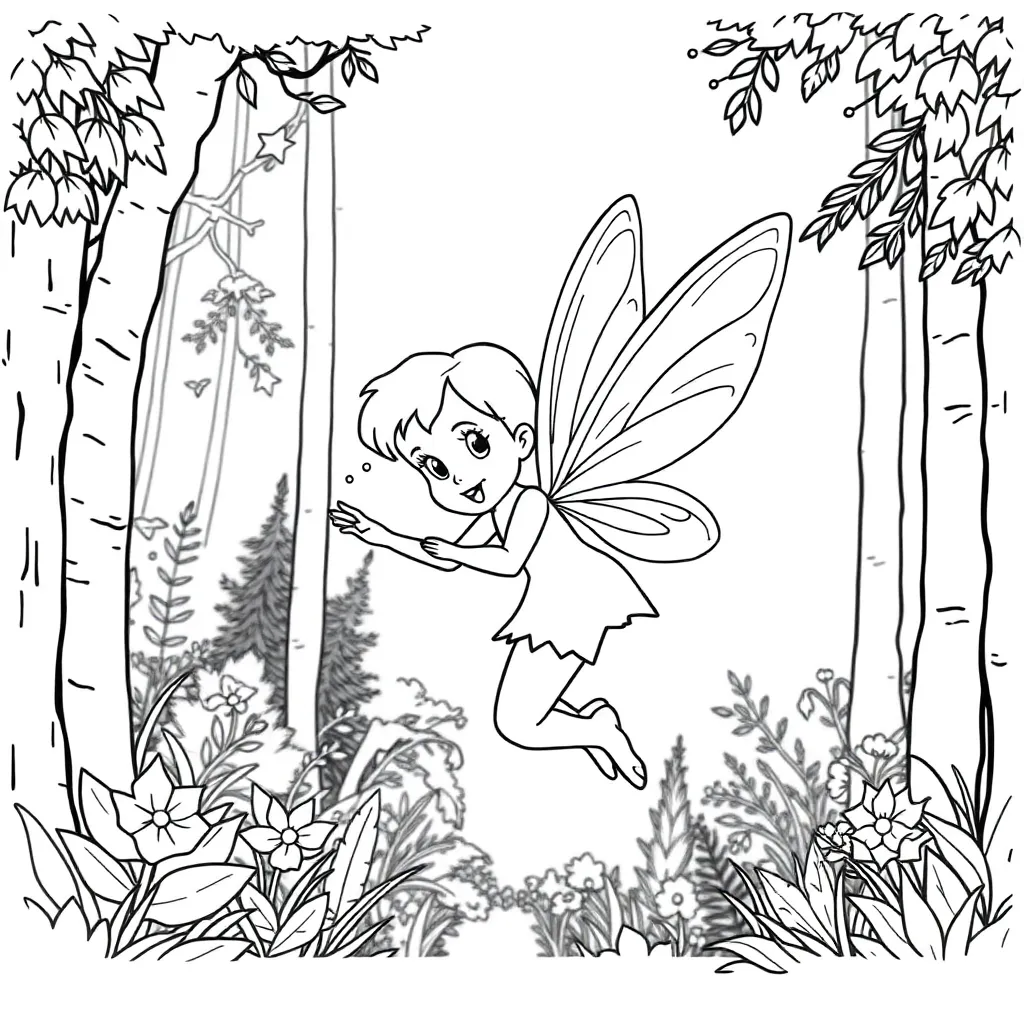 Tinker Bell coloring page