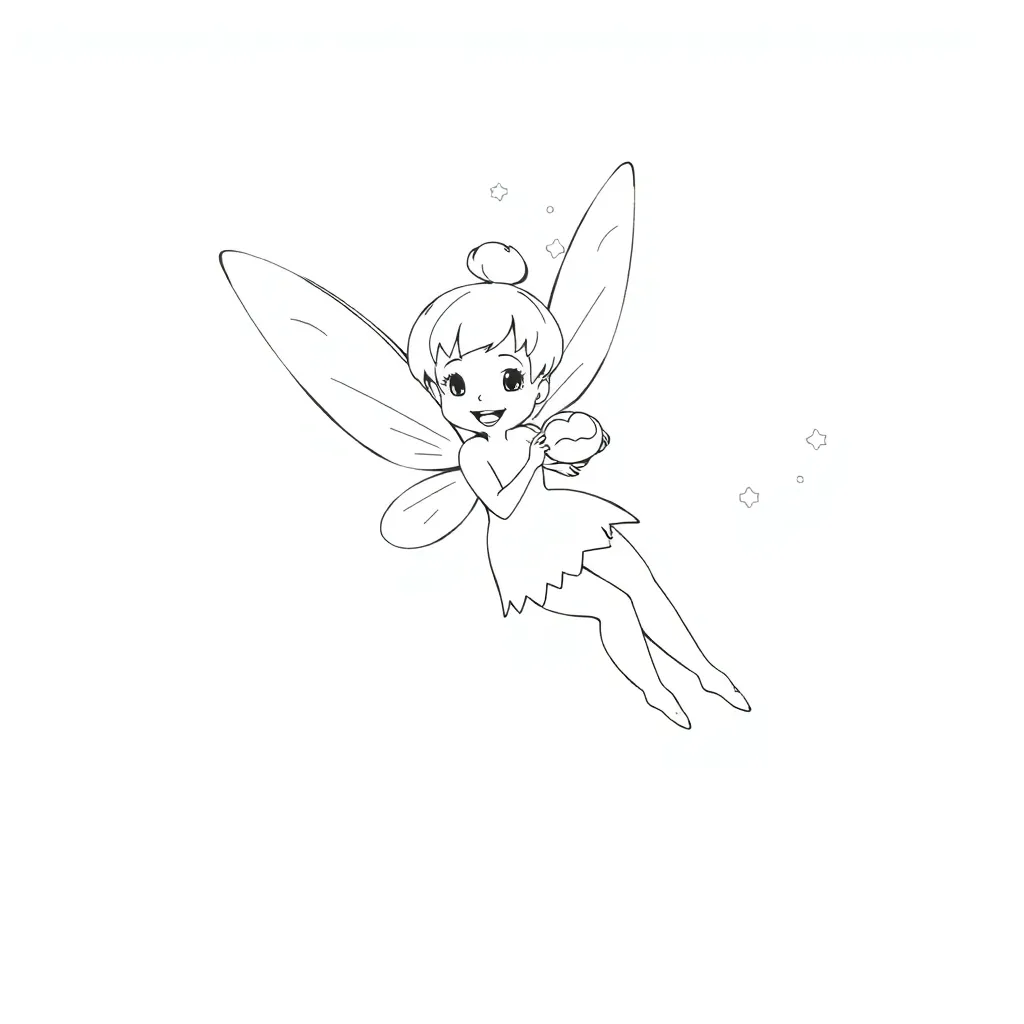 Tinker Bell coloring page