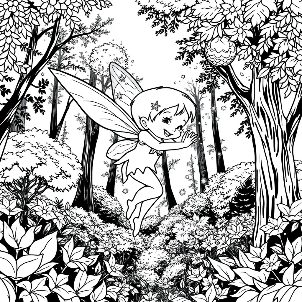 Tinker Bell coloring page