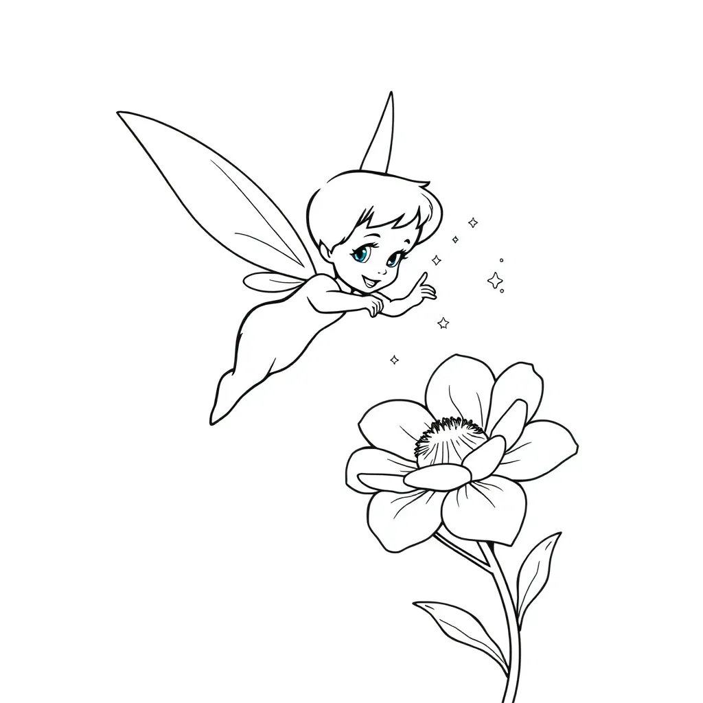 Tinker Bell coloring page