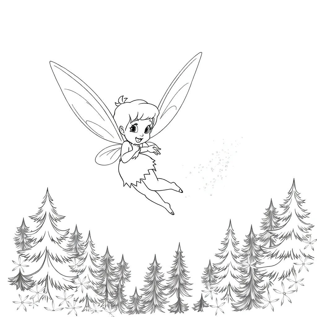Tinker Bell coloring page