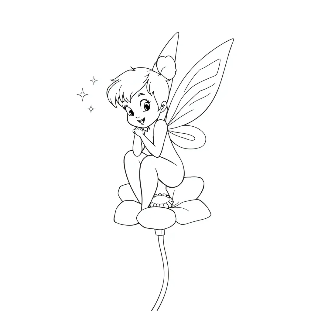 Tinker Bell coloring page
