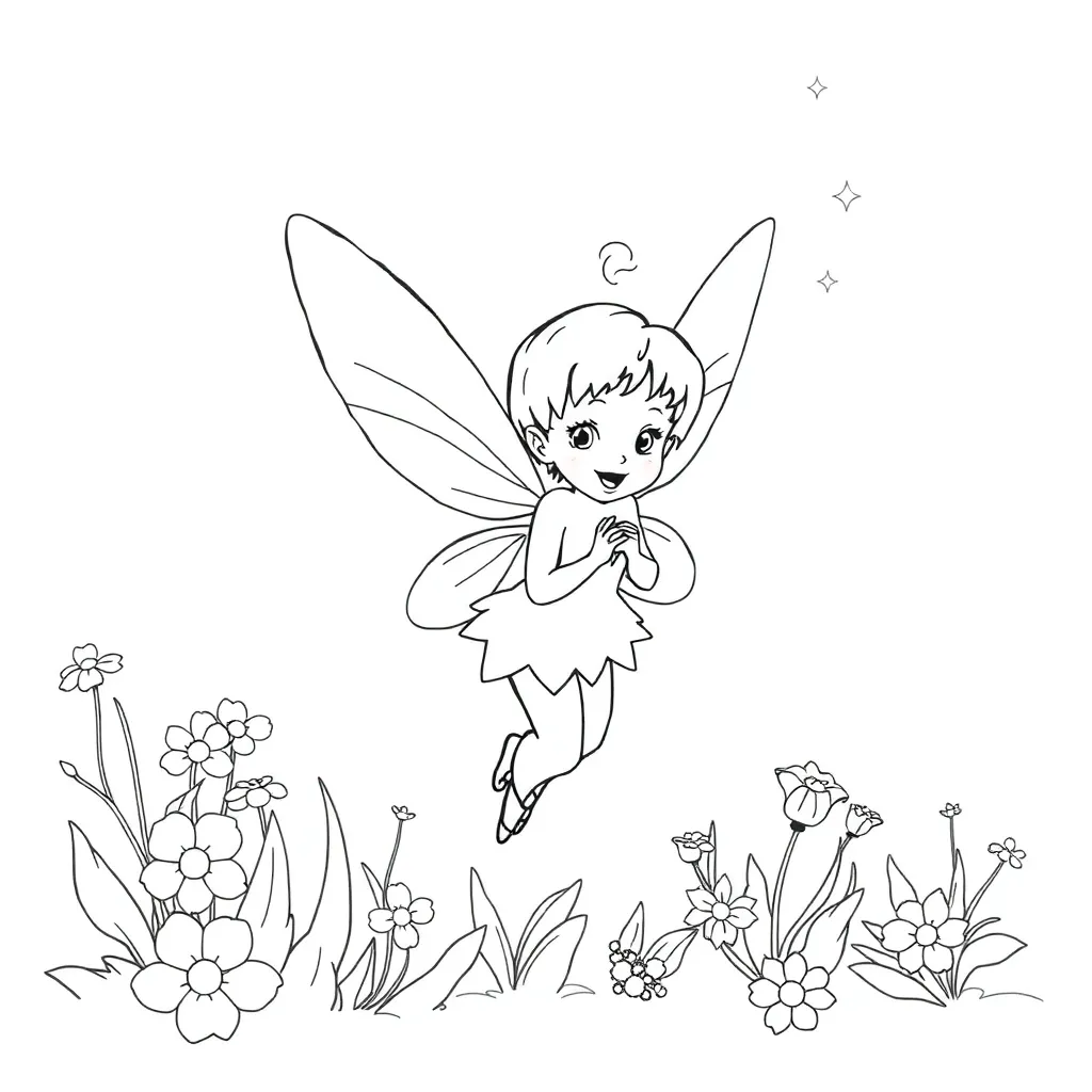 Tinker Bell coloring page
