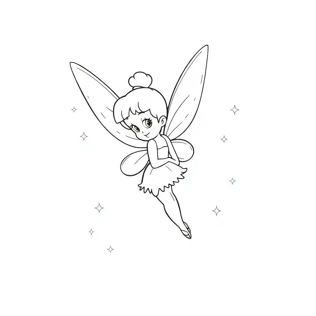 Tinker Bell coloring page