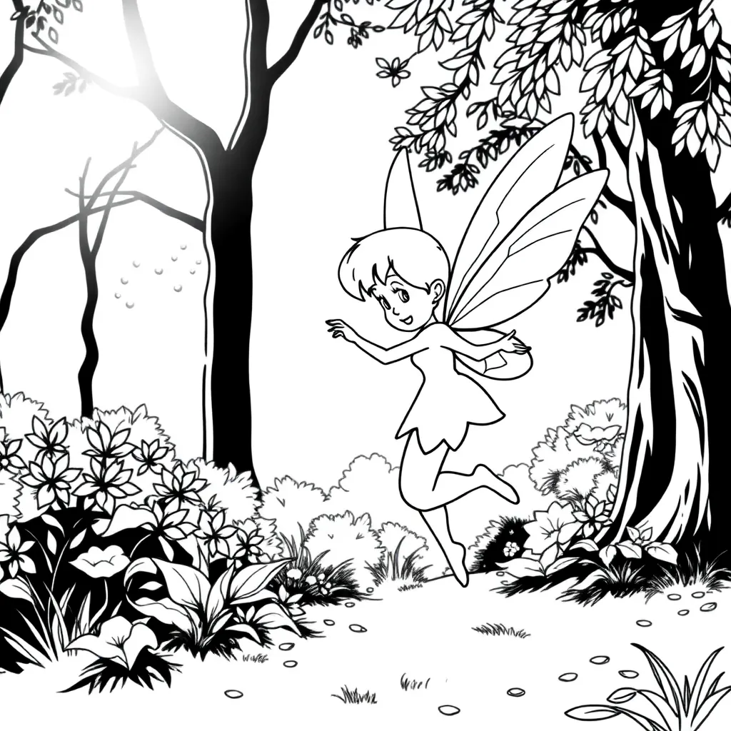 Tinker Bell coloring page