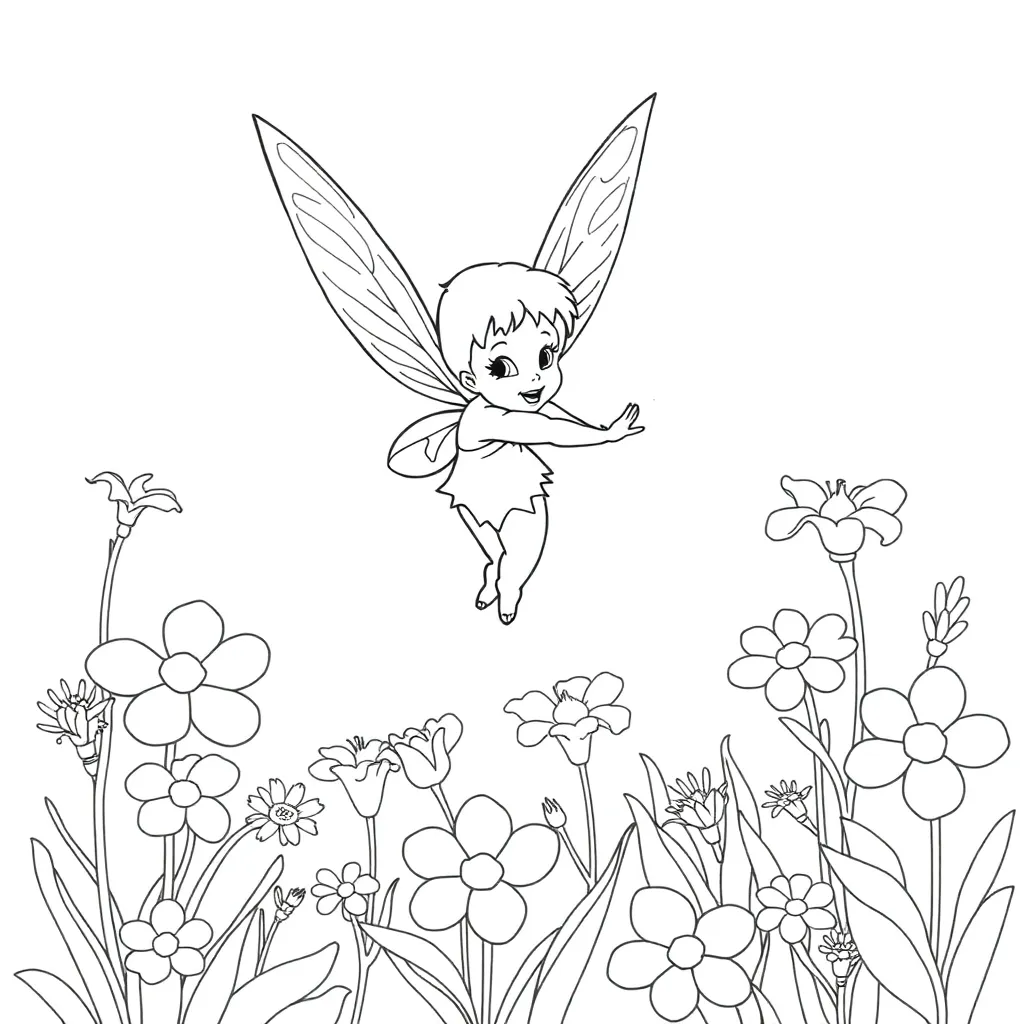Tinker Bell coloring page