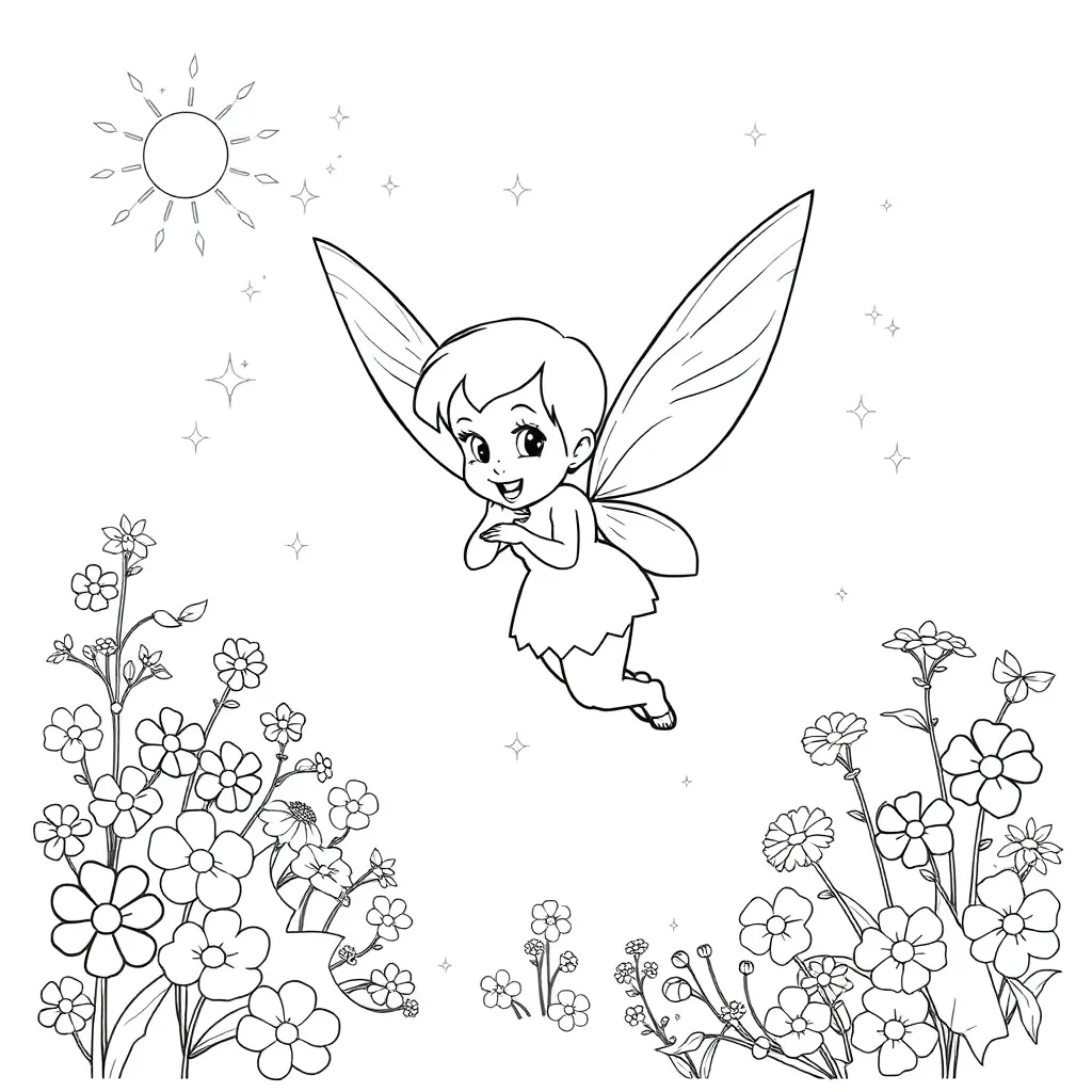 Tinker Bell coloring page