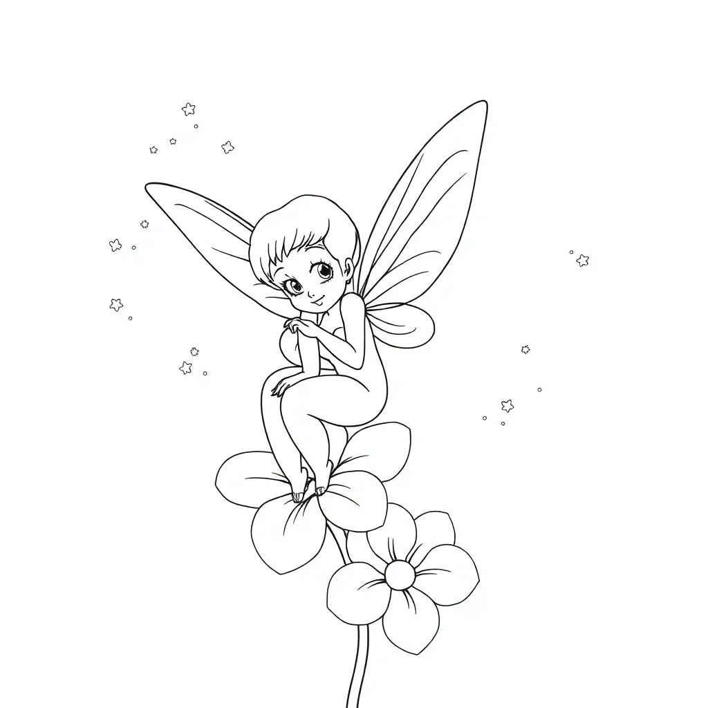 Tinker Bell coloring page
