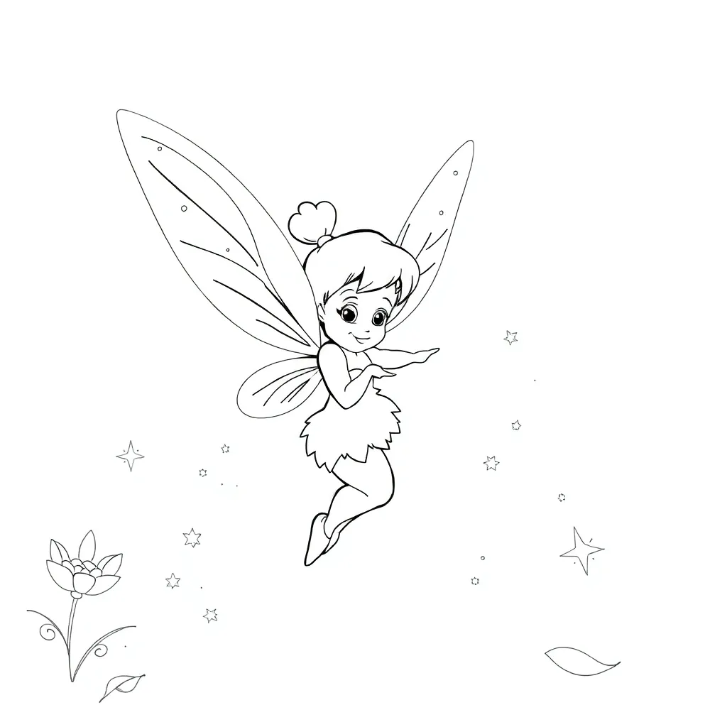 Tinker Bell coloring page