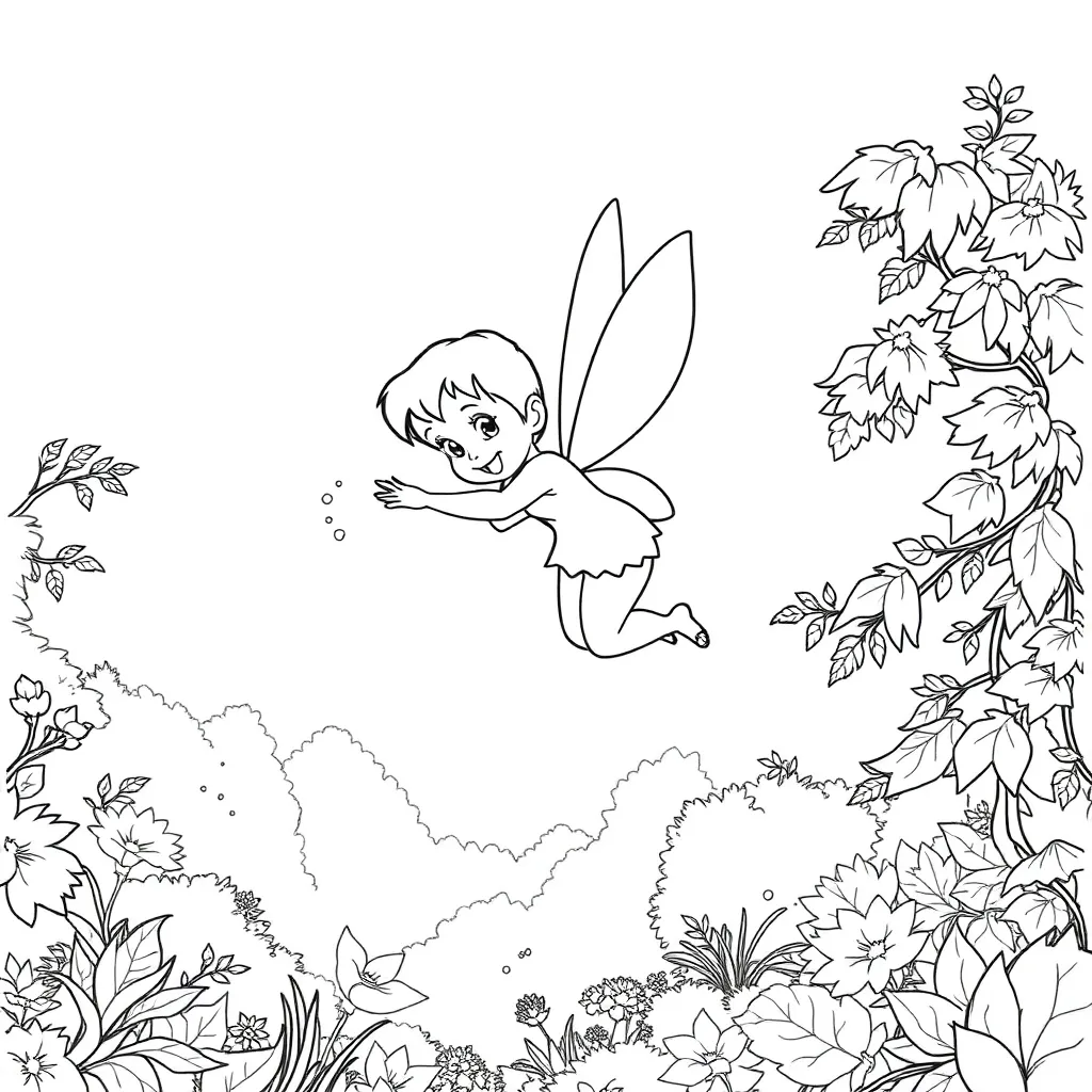Tinker Bell coloring page