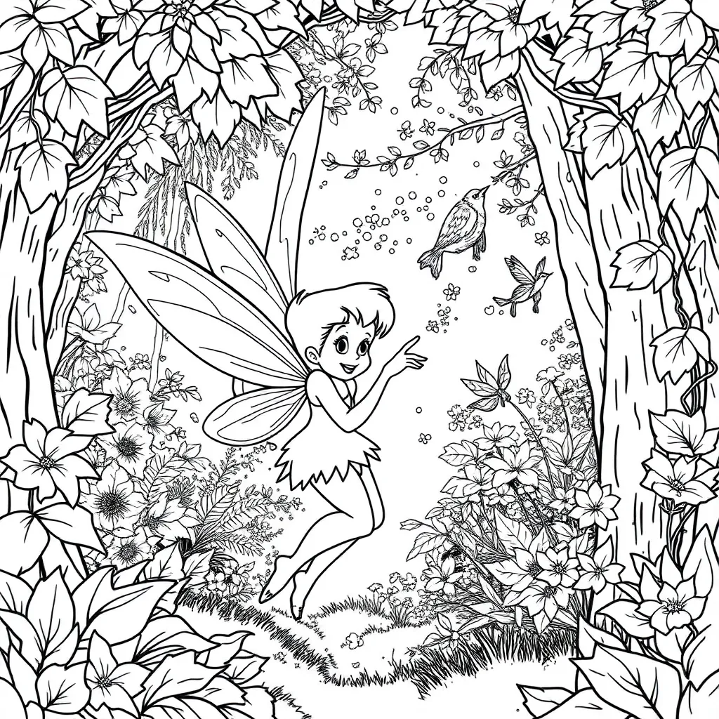 Tinker Bell coloring page