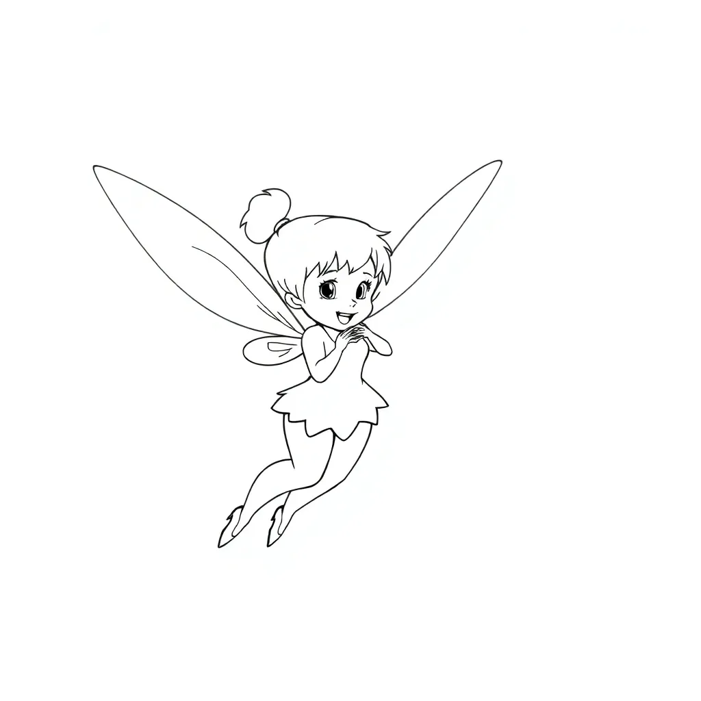 Tinker Bell coloring page