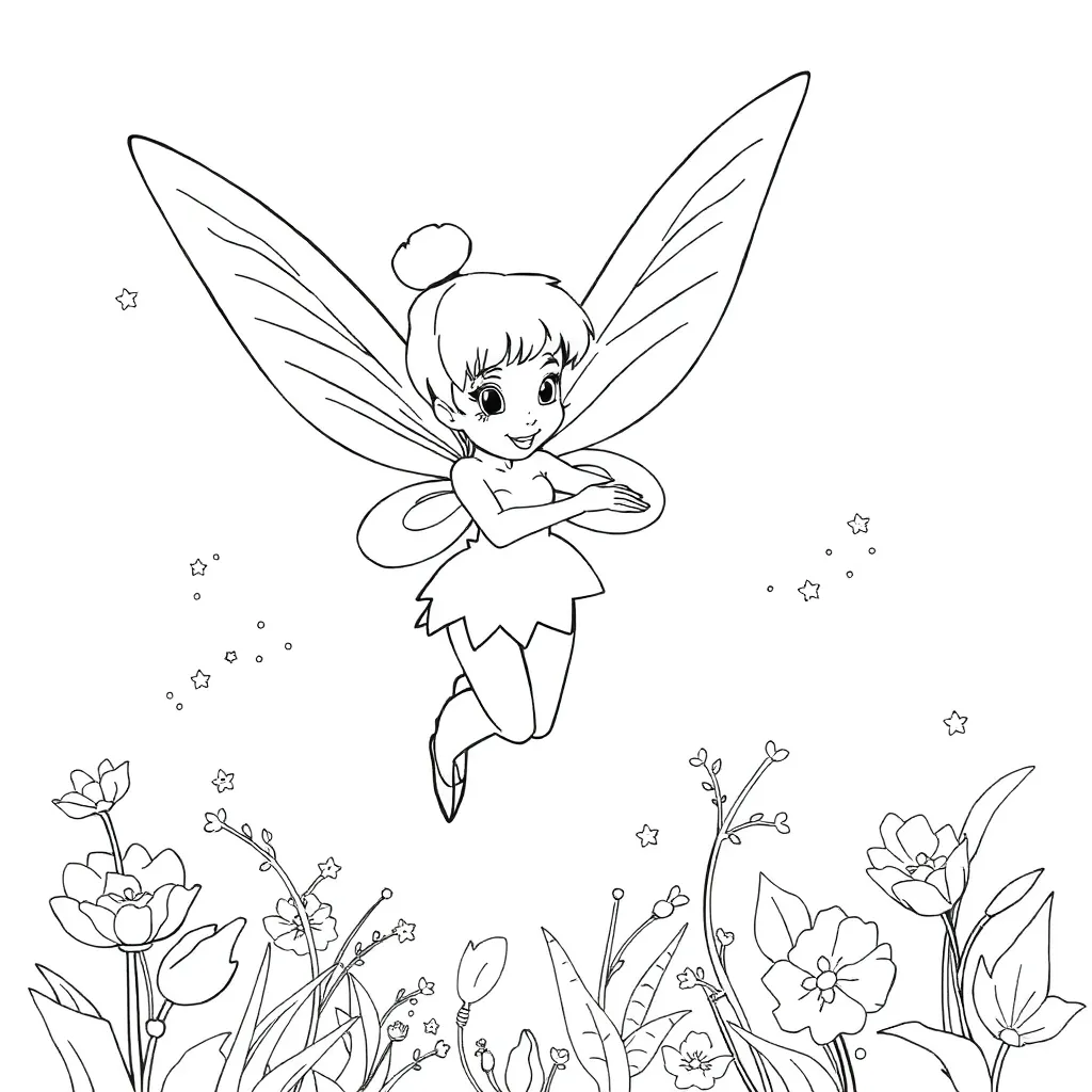 Tinker Bell coloring page