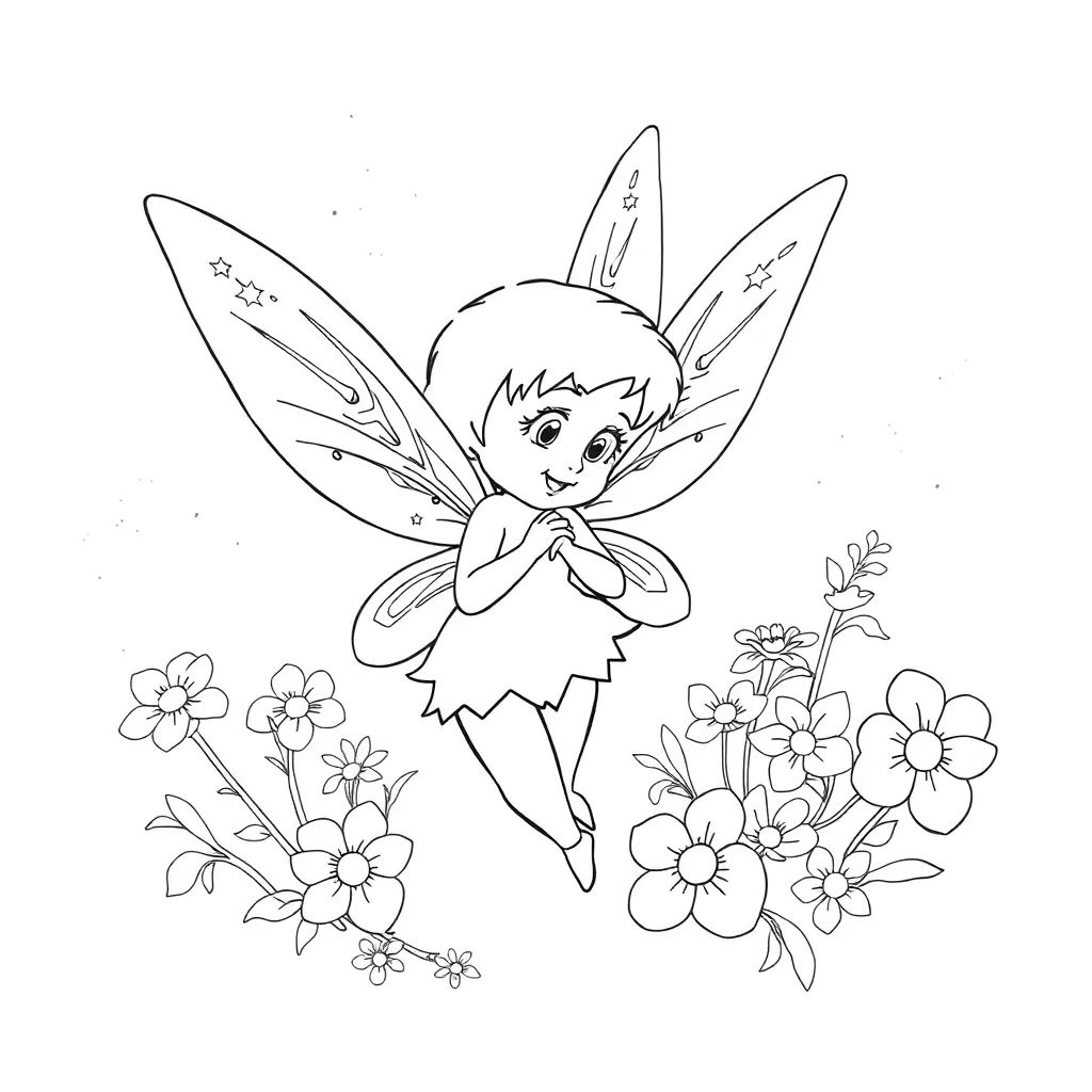 Tinker Bell coloring page