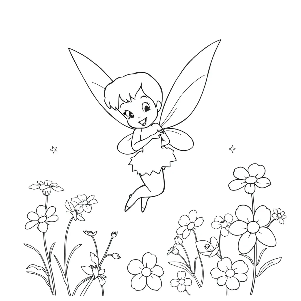 Tinker Bell coloring page